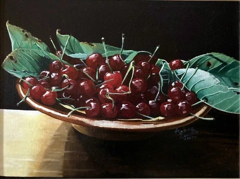 Cherries,oil on panel 2010